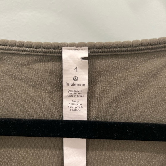 Lululemon wrap shirt Size 4 - Picture 3 of 3